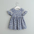 2022 New Girls Cotton Printed Dress Broken Flower Children's Dress